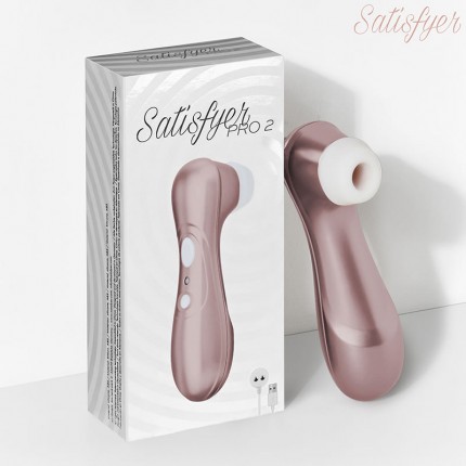 德国品牌 satisfyer pro2阴蒂乳头快感刺激吮吸高潮按摩器(货号:Q9735)